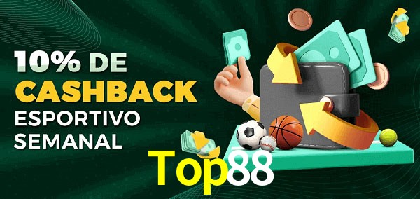 10% de bônus de cashback na Top88